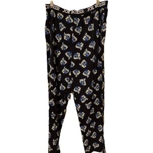 Joe Boxer Beer Pong Elastic Waist Lounge Sleep Pants Extra Large 100% Cotton